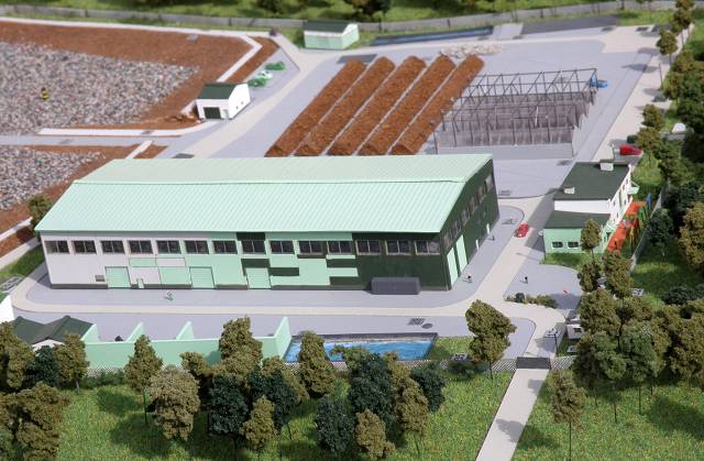 Widok na halę sortowni